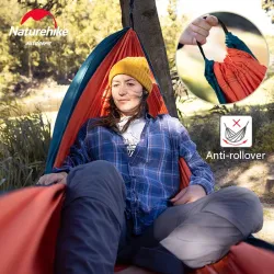 NATUREHIKE Ultralekki hamak dla 2 osób: wytrzymały i przenośny